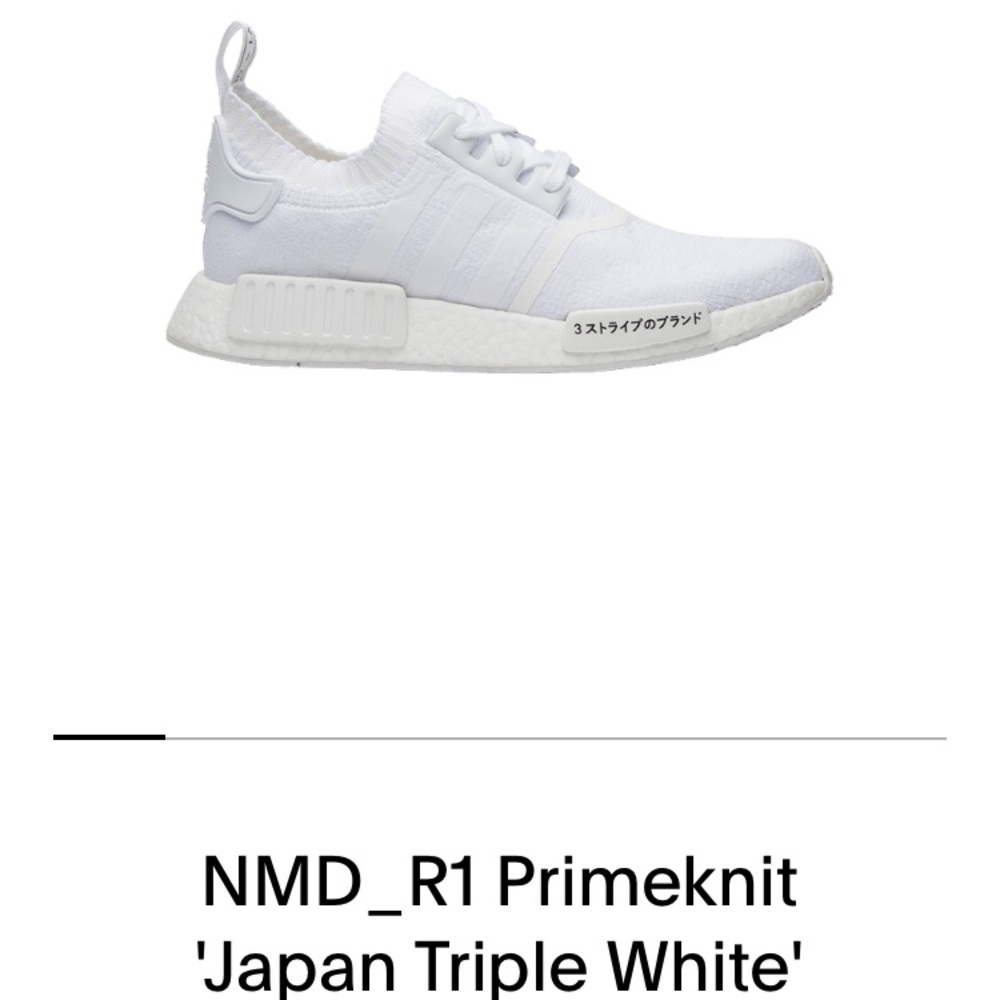 Japan triple white size 9 NWT